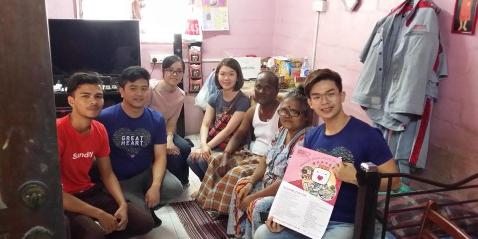 My very first assessment work together with volunteers after one year. After the visitation of every case, I love to listen to volunteers’ gain and opinion towards the cases.